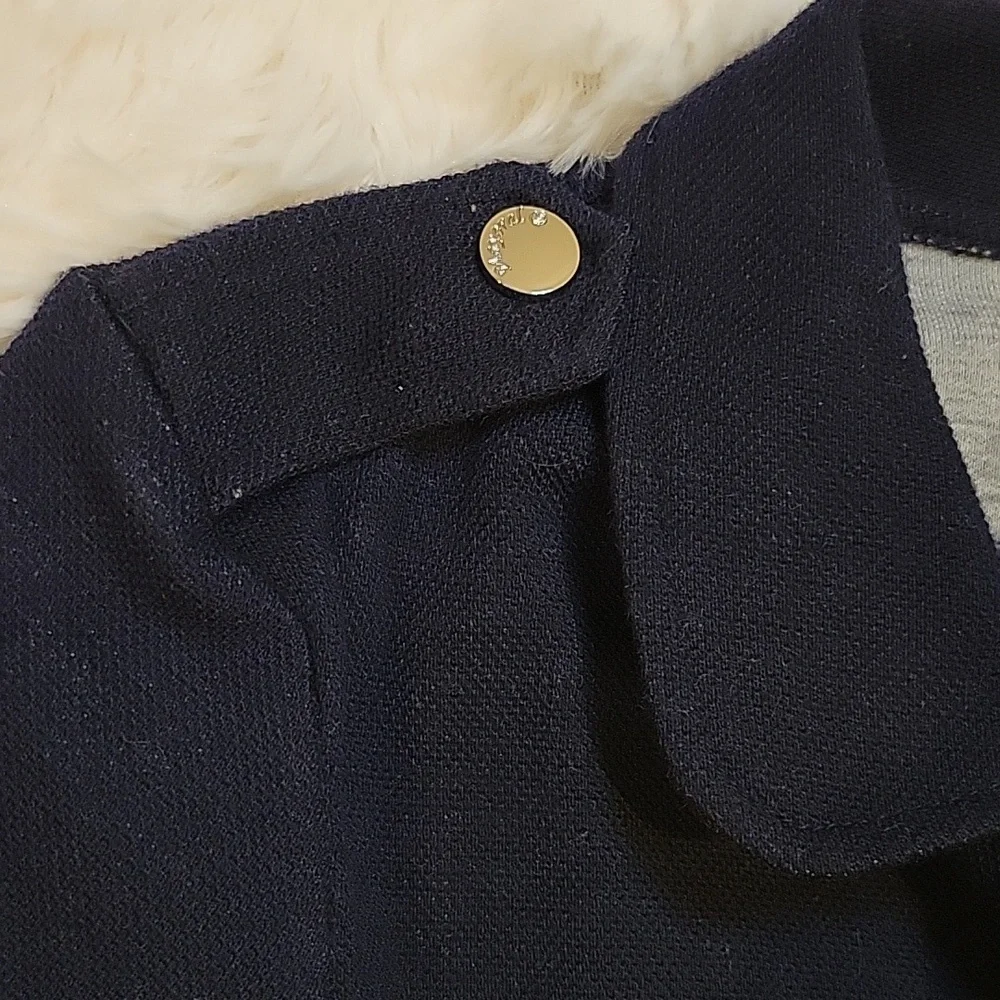 Mayoral European Brand Black Moto Jacket With Zippers Girls 7/8